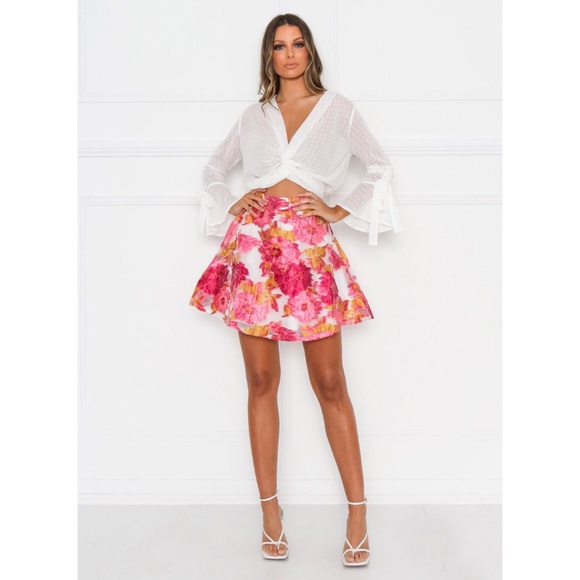 Ivory & Chain CHIARA SKIRT - FLORAL - Picture 3 of 7